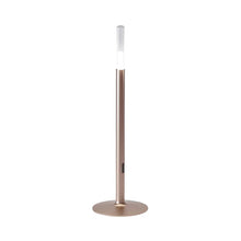 Load image into Gallery viewer, Glim Outdoor LED Portable Table Lamp in Bright Bronze.