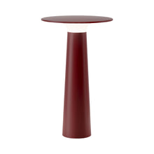 Load image into Gallery viewer, Lix Outdoor LED Portable Table Lamp in Ruby.