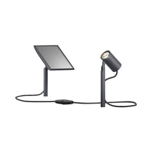 Load image into Gallery viewer, Piek Mini Outdoor LED Solar Portable Path Light in Anthracite.