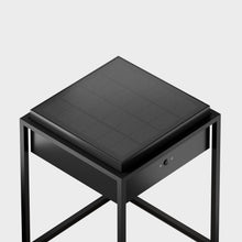 Load image into Gallery viewer, Qua Outdoor LED Solar Portable Table Lamp in Detail.