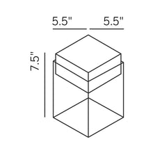 Load image into Gallery viewer, Qua Outdoor LED Solar Portable Table Lamp - line drawing.