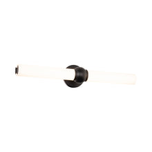 Load image into Gallery viewer, Juliet LED Bath Wall Light in Black (Large).
