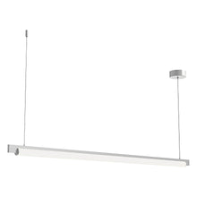Load image into Gallery viewer, Keel™ LED Linear Pendant Light in Bright Satin Aluminum (Large).