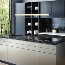 Load image into Gallery viewer, Keel™ LED Linear Pendant Light in kitchen.