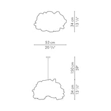 Load image into Gallery viewer, Barnacle Pendant Light - line drawing.