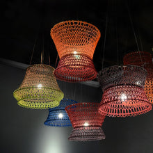 Load image into Gallery viewer, Carousel Pendant Light in Detail.