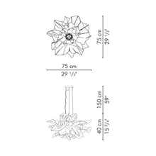 Load image into Gallery viewer, Fandango Pendant Light - line drawing.