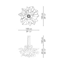 Load image into Gallery viewer, Fandango Pendant Light - line drawing.