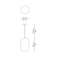Load image into Gallery viewer, Kai Pendant Light - line drawing.