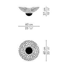 Load image into Gallery viewer, Kris Kros Wall Light - line drawing.