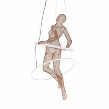 Load image into Gallery viewer, Limbo LED Hoop Chandelier.