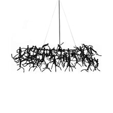 Load image into Gallery viewer, Little People Chandelier in Black.