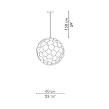 Load image into Gallery viewer, Poppy Pendant Light - line drawing.