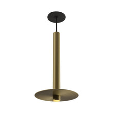 Load image into Gallery viewer, Combi LED Aluminum Pendant Light in Brass/Brass (16-Inch).