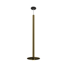 Load image into Gallery viewer, Combi LED Aluminum Pendant Light in Brass/Brass (36-Inch).