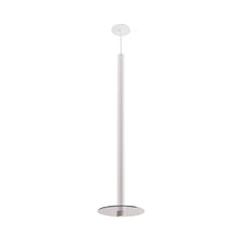Load image into Gallery viewer, Combi LED Glass Pendant Light in Matte White/Clear (36-Inch).