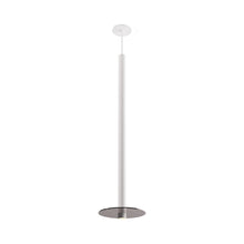 Load image into Gallery viewer, Combi LED Glass Pendant Light in Matte White/Dark Grey (36-Inch).