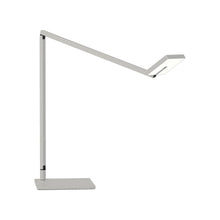 Load image into Gallery viewer, Focaccia LED Desk Lamp in Silver.