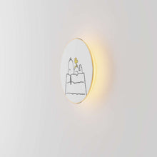 Load image into Gallery viewer, Peanuts Ramen LED Wall Light in Detail.