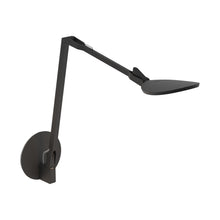 Load image into Gallery viewer, Splitty Reach LED Desk Lamp in Matte Black/Hardwired Wall Mount.