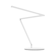 Load image into Gallery viewer, Z-Bar Gen 4 LED Desk Lamp in Matte White.