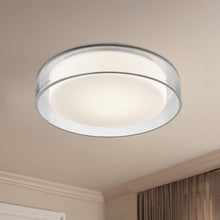 Load image into Gallery viewer, Aston LED Flush Mount Ceiling Light in Detail.