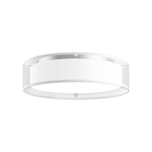 Load image into Gallery viewer, Dalton LED Flush Mount Ceiling Light in White Organza (Small).