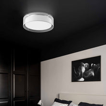 Load image into Gallery viewer, Dalton LED Flush Mount Ceiling Light in bedroom.