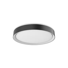 Load image into Gallery viewer, Essex LED Flush Mount Ceiling Light in Black/White (Small).