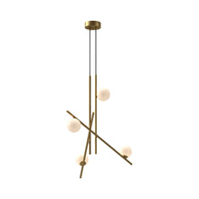 Load image into Gallery viewer, Amara LED Chandelier in Brushed Gold (32.25-Inch).