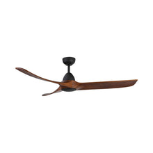 Load image into Gallery viewer, Baylor Ceiling Fan in Matte Black/Dark Walnut (Without Light Kit).