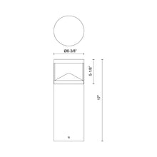 Load image into Gallery viewer, Dover Outdoor LED Path Light - line drawing.