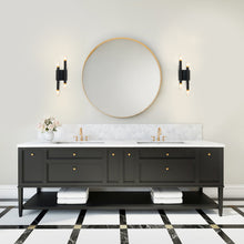 Load image into Gallery viewer, Draven LED Wall Light in bathroom.