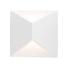 Load image into Gallery viewer, Indio Outdoor LED Wall Light in White (Square).