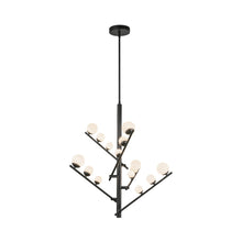 Load image into Gallery viewer, Juniper LED Chandelier in Detail.