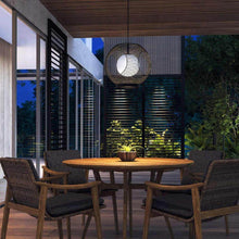 Load image into Gallery viewer, Kona Outdoor Pendant Light in Outside Area.