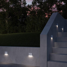 Load image into Gallery viewer, Lio Outdoor LED Step Light in Outside Area.