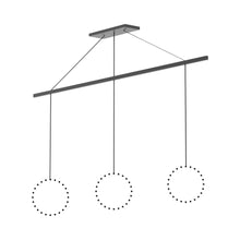 Load image into Gallery viewer, Marquee Linear Pendant Light Canopy in Black (3-Head).