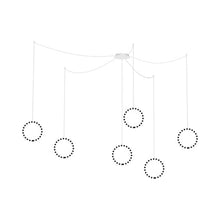Load image into Gallery viewer, Marquee Multi-Pendant Light Canopy in White.