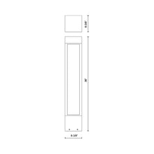 Load image into Gallery viewer, Napa Outdoor LED Path Light - line drawing.
