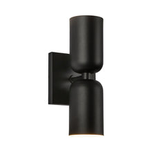 Load image into Gallery viewer, Nola Wall Light in Black (2-Light).