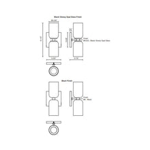 Load image into Gallery viewer, Nola Wall Light - line drawing.