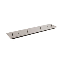 Load image into Gallery viewer, Pendant Light Canopy in Brushed Nickel (Rectangle/4-Head).
