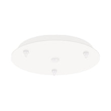 Load image into Gallery viewer, Pendant Light Canopy in White (Round/3-Head).
