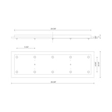 Load image into Gallery viewer, Pendant Light Canopy - line drawing.