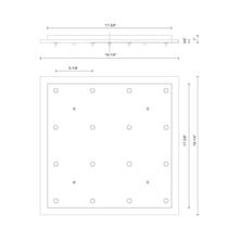 Load image into Gallery viewer, Pendant Light Canopy - line drawing.