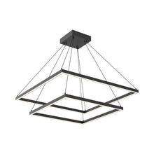 Load image into Gallery viewer, Piazza LED Chandelier in Black (112W)