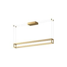 Load image into Gallery viewer, Plaza LED Pendant Light in Brushed Gold (Small).
