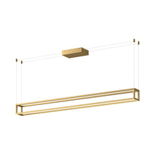 Load image into Gallery viewer, Plaza LED Pendant Light in Brushed Gold (Large).