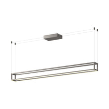 Load image into Gallery viewer, Plaza LED Pendant Light in Brushed Nickel (Large).